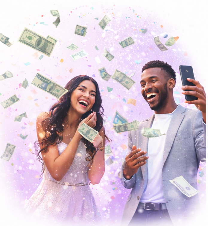 Event spray illustration